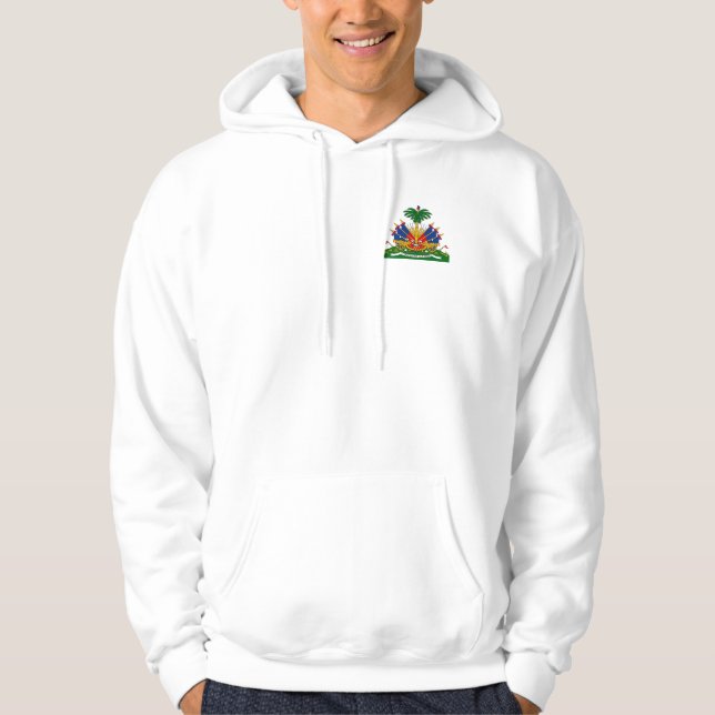 Veste À Capuche Haïtien - blason Veste (Devant)