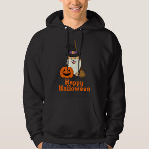Veste À Capuche Halloween Citrouille de Poméranie