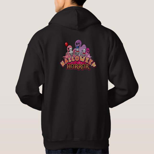 Veste À Capuche Halloween Clowns effrayants Horreur (Dos)