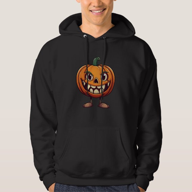 Veste À Capuche Halloween Kürbis (Devant)
