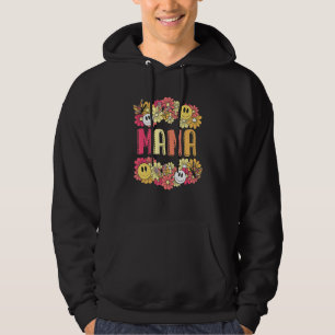 Veste À Capuche Halloween Maman Effrayant Fleuriste Hippie 60 70