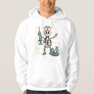 Veste À Capuche Halloween Soins infirmiers orthopédiques Squelette