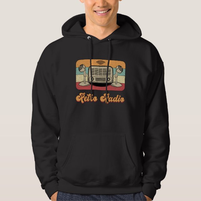 Veste À Capuche HAM Radio Antenna Code amateur Opérateur Idée cade (Devant)