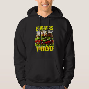 Veste À Capuche hamburgers ma nourriture préférée