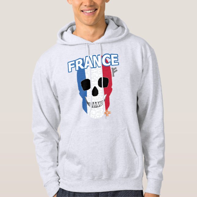 Veste À Capuche HANDSKULL France Sweatshirt à capuchon B2 (Devant)