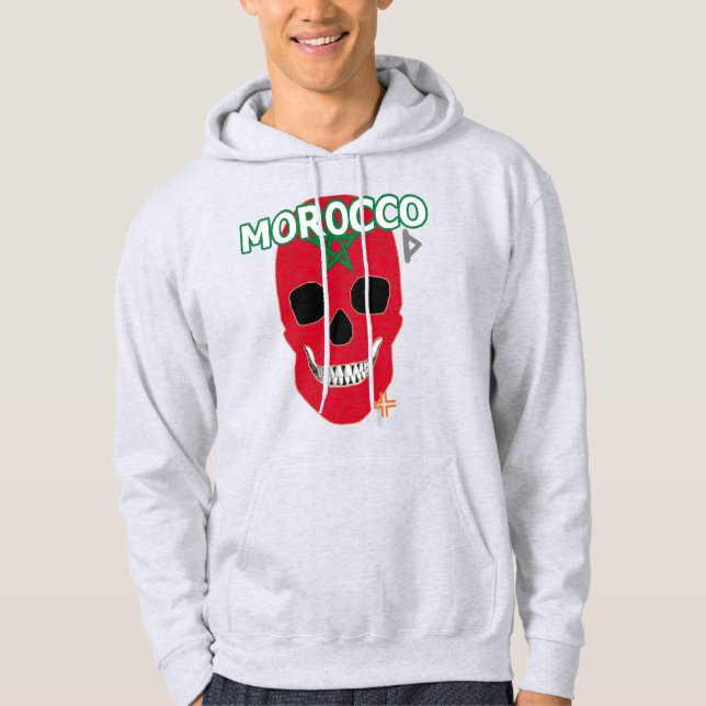 Veste À Capuche HANDSKULL Maroc Sweatshirt à capuchon B2 (Devant)