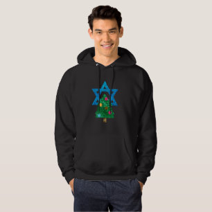 Veste À Capuche hanoukka de séquence christmukkah, homme sweatshir
