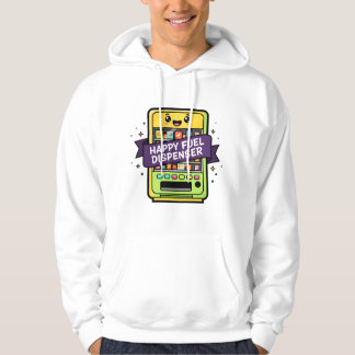 Veste À Capuche Happy Fuel Dispenser | Cute Vending Machine Snack 