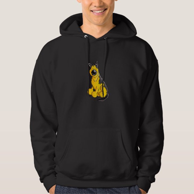 Veste À Capuche Happy German Shepherd For German Shepherd Dog Owne (Devant)