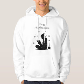 Veste À Capuche Happy Jolabokaflod - Livre islandais Flood Cadeau