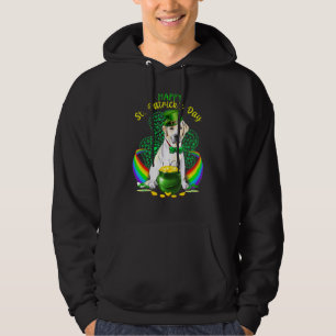 Veste À Capuche Happy Jour de la Saint Patrick Labrador Leprechaun