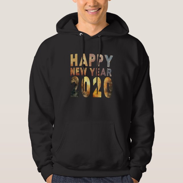 Veste À Capuche Happy New Year 2020 (Devant)
