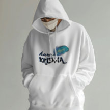 "Hare Krishna" Peacock Feather Hindu