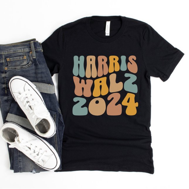 Veste À Capuche Harris Walz 2024 Wavy Boho tendance (Créateur téléchargé)