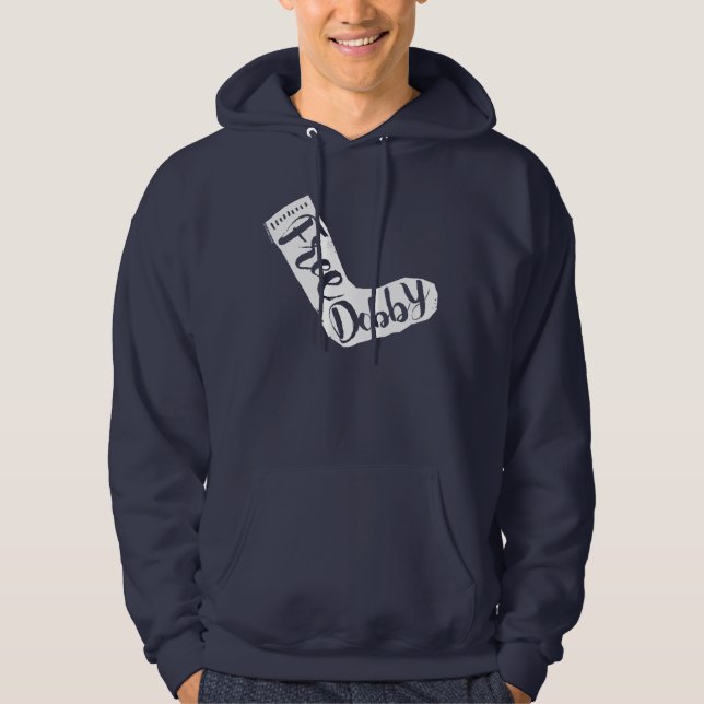Veste À Capuche Harry Potter | Chaussette Typography "Libérez Dobb (Devant)