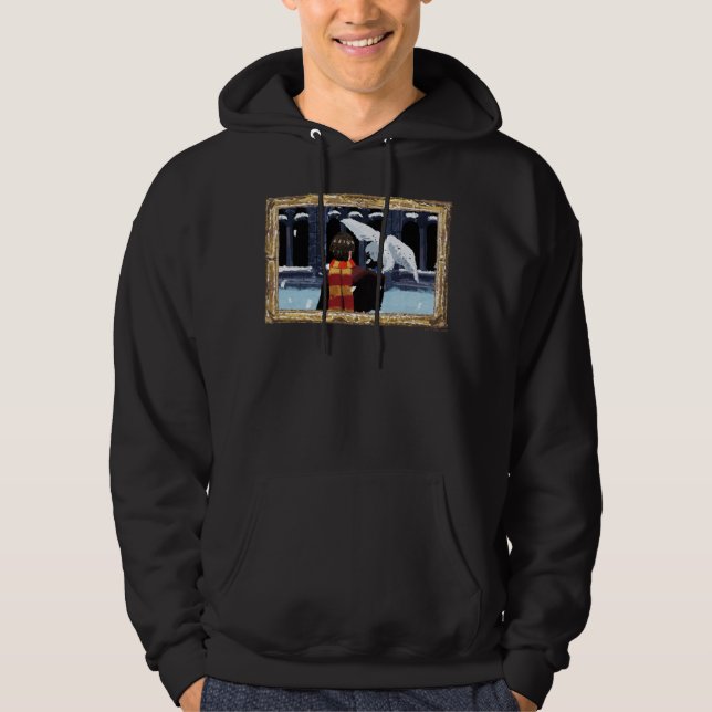 Veste À Capuche HARRY POTTER™ & Hedwig dans la neige (Devant)