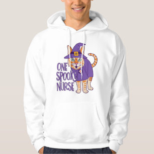 Veste À Capuche Hauntingly mignon Un Chat infirmière Éffrayant
