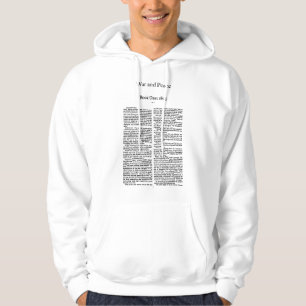 Veste À Capuche HAUTE RÉSOLUTION Guerre et Paix Leo Tolstoi Premiè