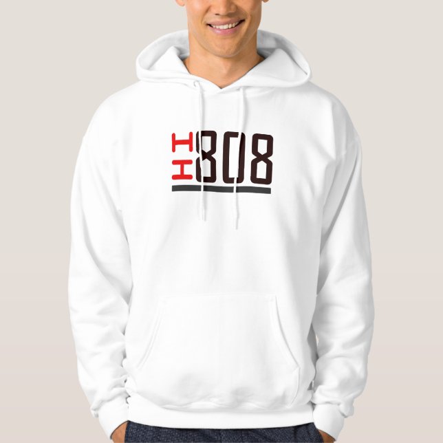 Veste À Capuche Hawaï 808 (Devant)