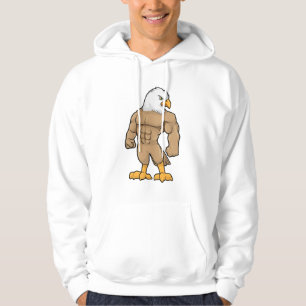 Veste À Capuche Hawk en Bodybuilder avec six pack