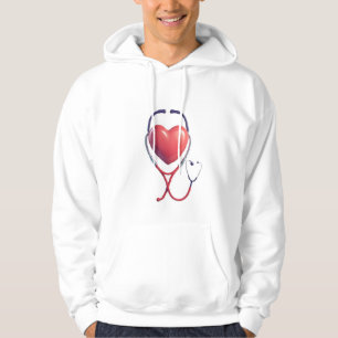 Veste À Capuche Heart Stethoscope Love Hoodie
