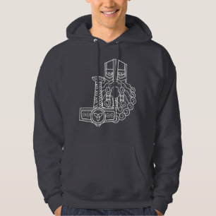 Veste À Capuche Heathen Thor Mjolnir Norse Pagan Asatru Viking