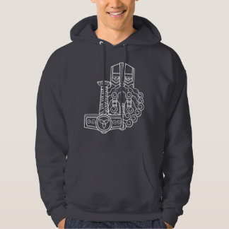 Veste À Capuche Heathen Thor Mjolnir Norse Pagan Asatru Viking