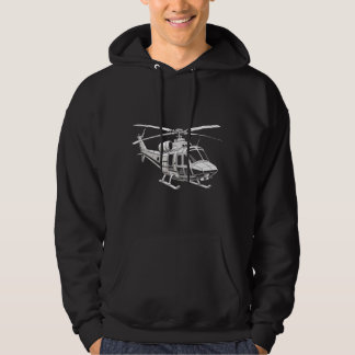 Veste À Capuche Hélicoptère Bell 206 Jetranger