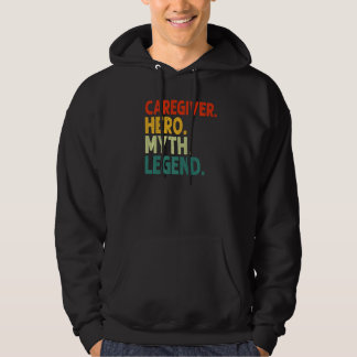 Veste À Capuche Héros de carrière Mythe Légende Retro Vintage Care