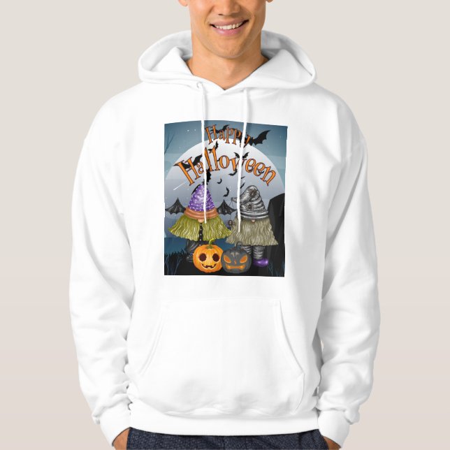 Veste À Capuche heureux amis halloween (Devant)