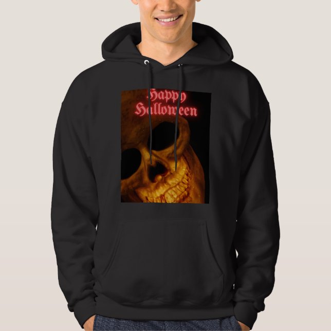 Veste À Capuche heureux halloween. (Devant)
