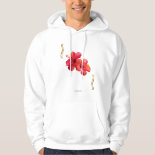 Veste À Capuche Hibiscus Floral Design – Tropical