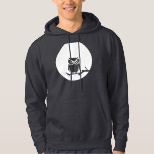 Veste À Capuche Hibou et lune