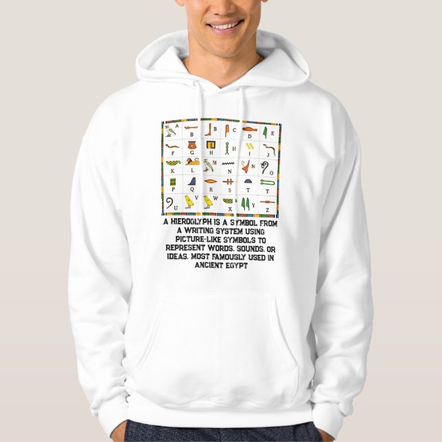 Veste À Capuche hiéroglyphe (Devant)