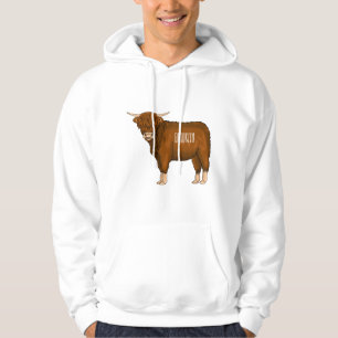 Veste À Capuche Highland cow