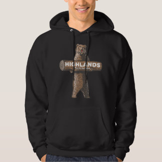 Veste À Capuche Highlands North Carolina Nc Growling Bear Vacances