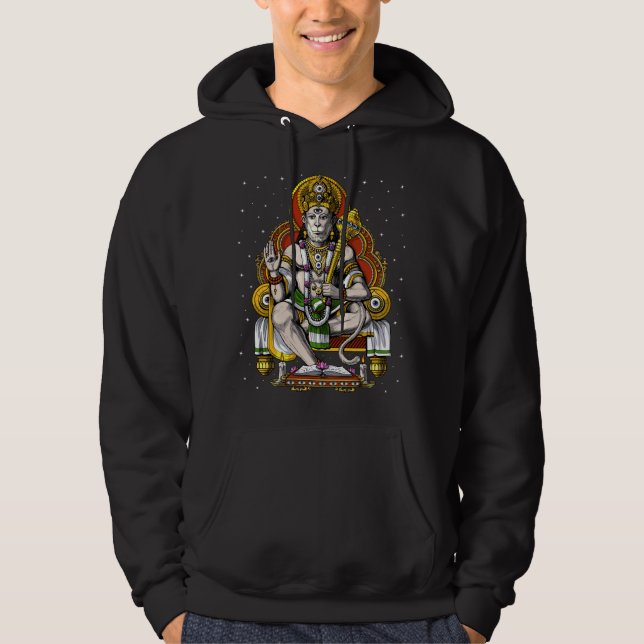 Veste À Capuche Hindu God Hanuman (Devant)