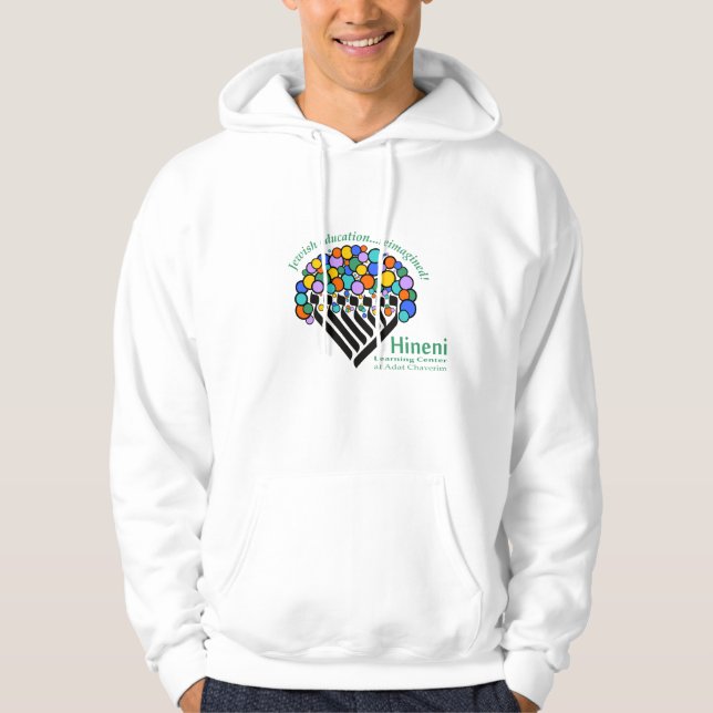 Veste À Capuche Hineni Learning Center Men's Hoodie - White (Devant)