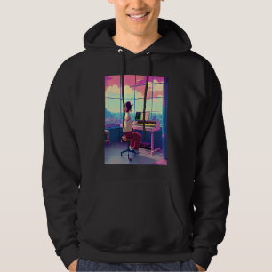 Veste À Capuche Hip hop lo fi chillhop battements relaxants lofi e