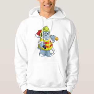 Veste À Capuche Hippo comme pompier avec l'alcool