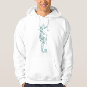 Veste À Capuche Hippocampe tropical (Horsefish) - bleu
