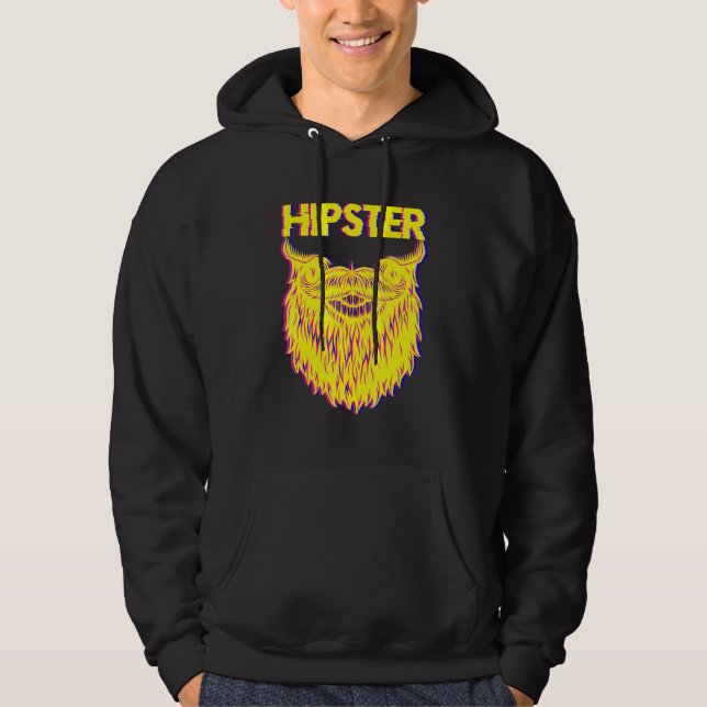 Veste À Capuche Hipster ananas Freethinker Nouvel Âge (Devant)