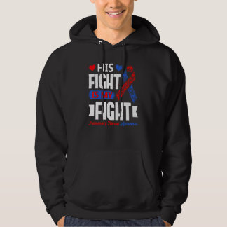 Veste À Capuche His Fight Is My Fight Pulmonary Fibrosis Awareness