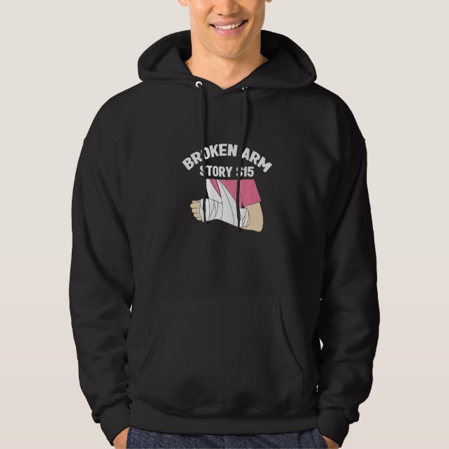 Veste À Capuche Histoire de bras cassé  Fracture du bras  1 (Devant)