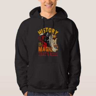 Veste À Capuche History Is Magic That's Real The Death Skeleton Te