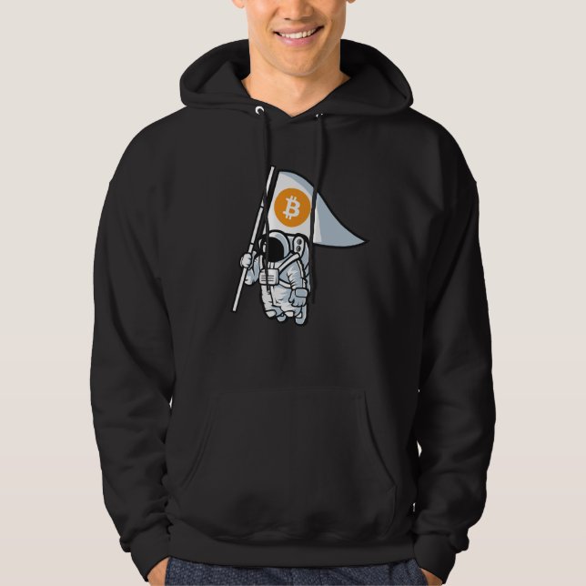 Veste À Capuche HODLnaut à la Lune (Devant)