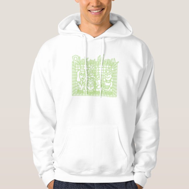 Veste À Capuche Hologramme numérique de la famille Smith (Devant)