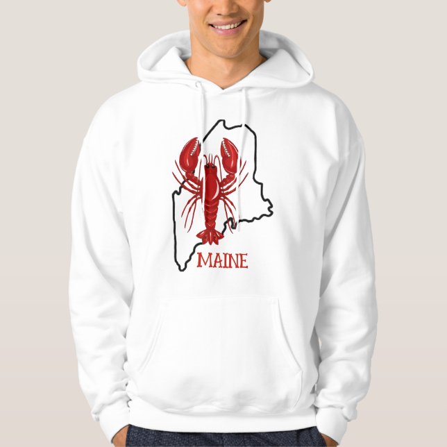 Veste À Capuche Homard du Maine (Devant)