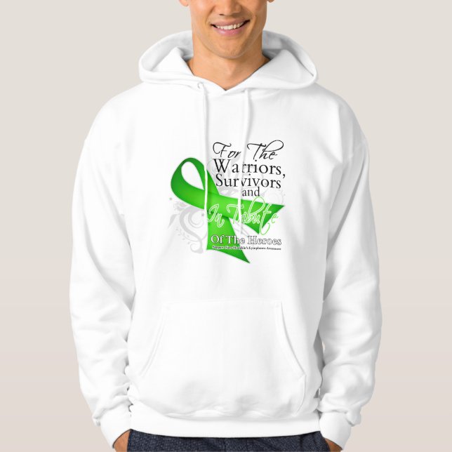 Veste À Capuche Hommage - lymphome de Non-Hodgkins (Devant)
