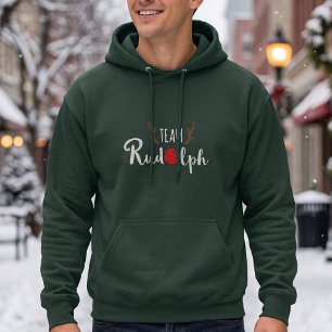 Veste À Capuche Homme Équipe Rudolph Noël Sombre